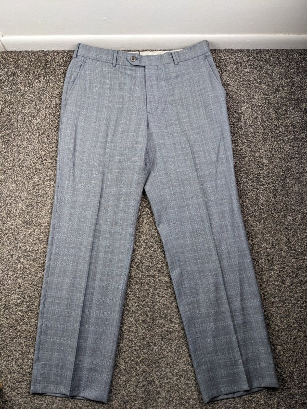 Brooks Brothers Black Fleece Suit Wool Gray Plaid Thom Browne 42R 34x30 *Flaws - Picture 14 of 16